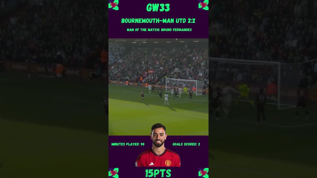 FPL GW33 || Top performers || Bruno Fernandes