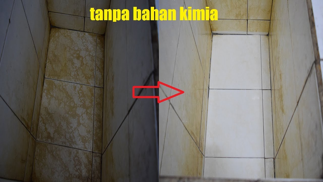 cara membersihkan bak mandi yang kotor,berkerak dan susah di bersihkan