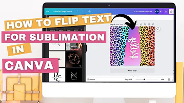 How Flip Text in Canva to Make Sublimation Designs