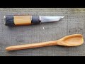 1st time wood carving, Making a Wooden Spoon from a scrap board