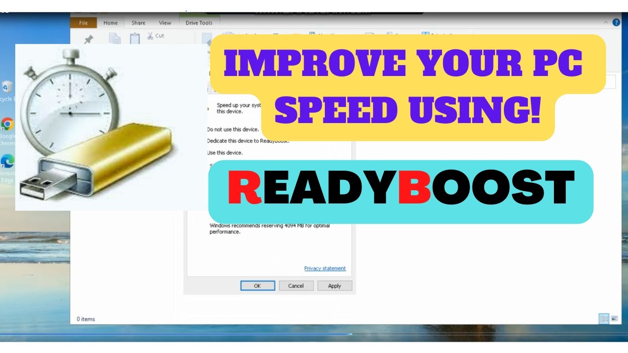 How To Increase PC Speed Using USB Drive ReadyBoost YouTube How To Increase PC Speed Using USB Drive ReadyBoost YouTube