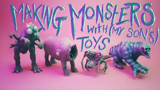 How To Make MONSTERS Using OLD TOYS