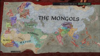 CK3 Timelapse but the Mongols are Buffed