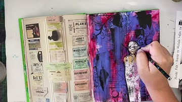 Scrap FX DT Project- Dear Self Art Journal Page Chrissi