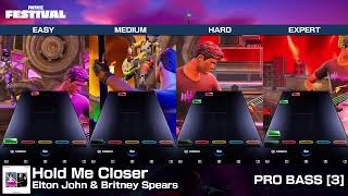 [FNFestival] Hold Me Closer - Pro Bass (Chart Preview, All Difficulties) screenshot 5