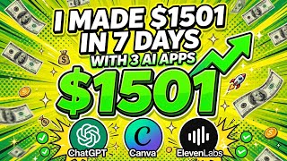 I Made $1501 With 3 AI Tools (PROOF) 😲✅