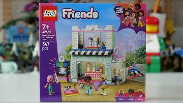 LEGO Friends 42662 Hair Salon and Accessories Store Speed Build