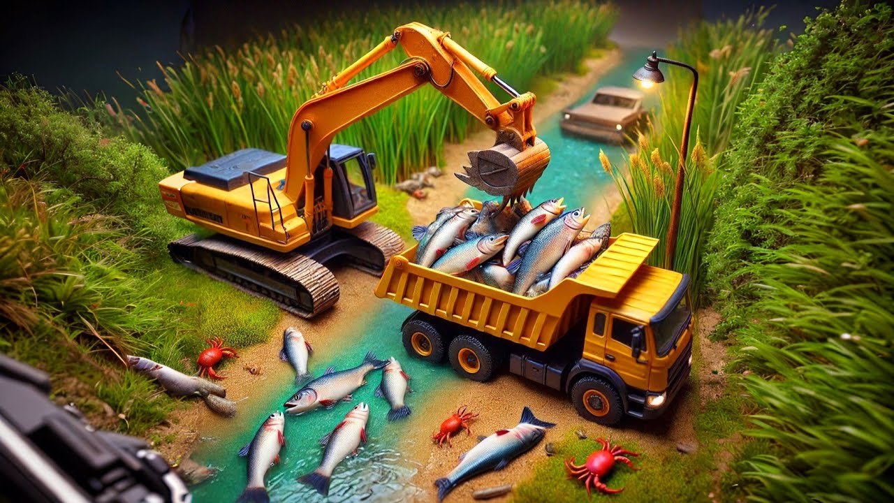 Catch fish using mini water pump fishing exciting II pp Creators II amazing fish 🐟🌴🎊part-21