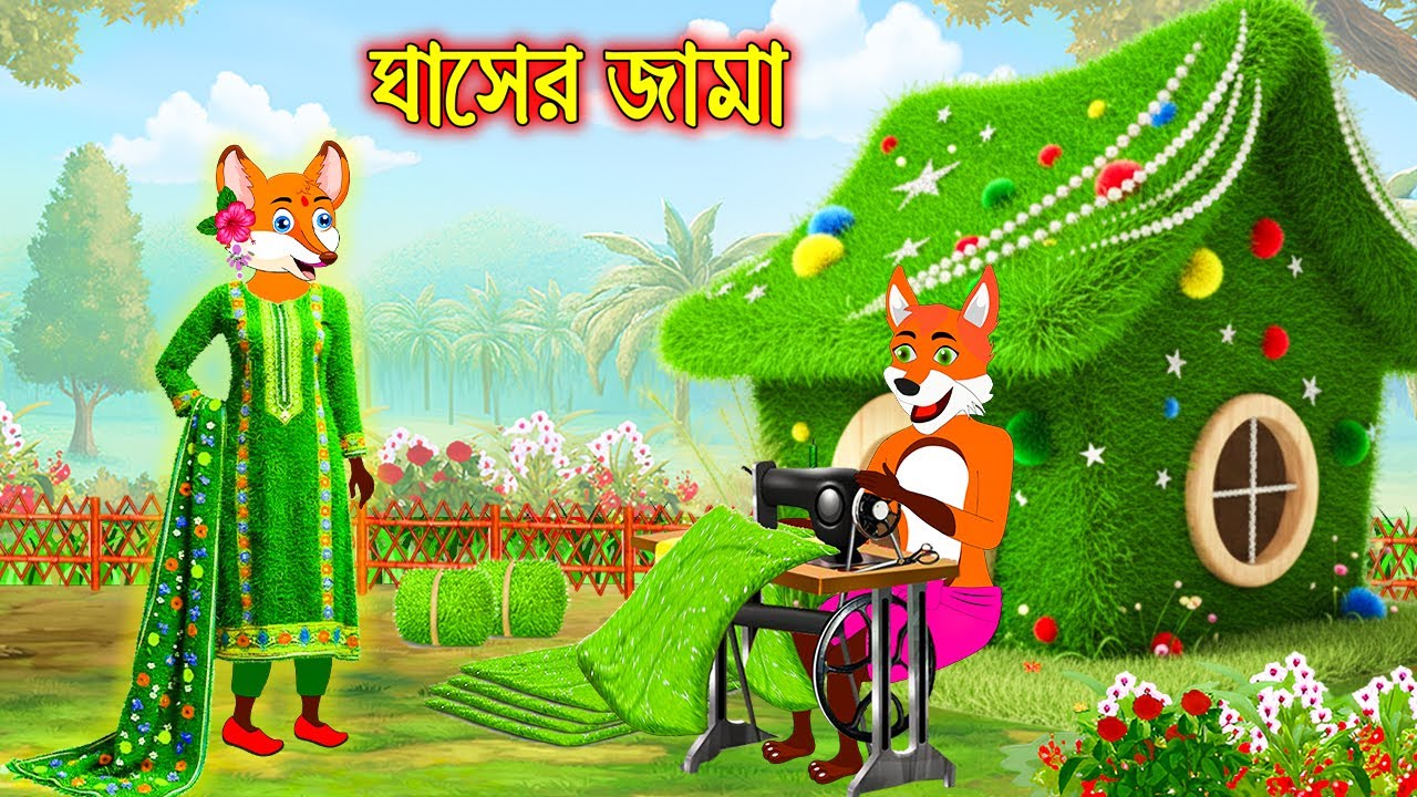 ঘাসের জামা | Ghaser Jama | Bangla Cartoon | Fox Cartoon | Interesting & Comedy stories