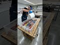 Building the Ultimate Supercar Resin Table! 🏎️💎 #Shorts #Car #ResinArt #Satisfying