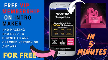 How to get😮 free VIP membership in intro maker for free |😎In 5 minutes | NO HACKING | THAMAN