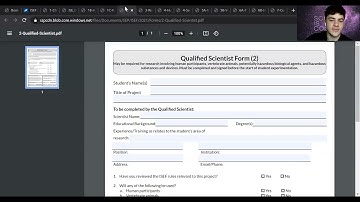 ISEF Form 1 - Checklist for Adult Sponsor Form