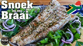 Snoek Braai Recipe | Grilled Barracouta (Thyrsites atun) | Snake mackerel | South African Recipes