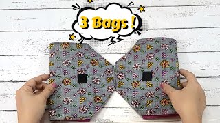 3 Beautiful Bags for Different Type Of Use | Quick and Easy To Make At Home