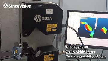 Button battery thickness measurement with 3D Laser Profiler | Application | SinceVision