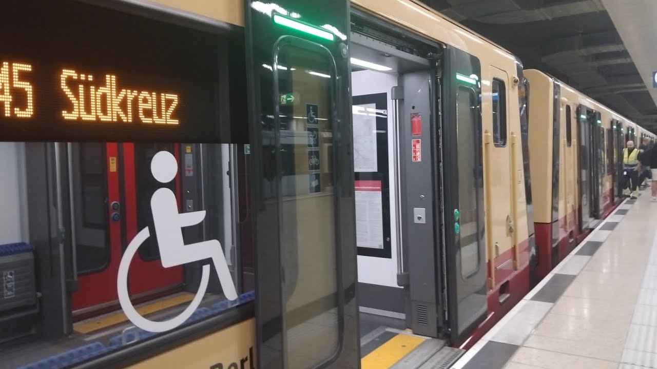 S Bahn Berlin Mitfahrt in der S45 von Schönefeld bei Berlin bis Flughafen BER