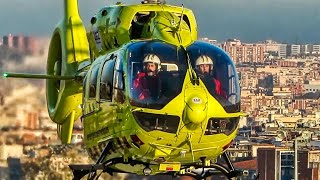Emergències mèdiques Airbus Helicopters H145 EC-MJK  - Helipuerto Hospital Vall d'Hebron BCN