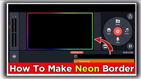 How To Make Neon Border In Kinemaster | Neon Border | Kinemaster Video Editing