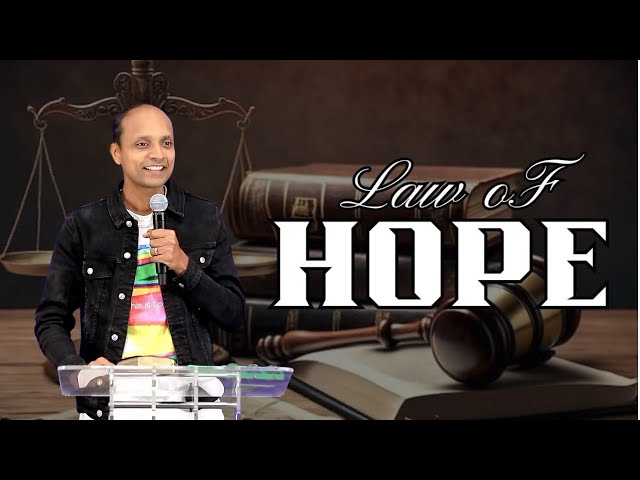 Law of Hope | Pastor Anand Abraham