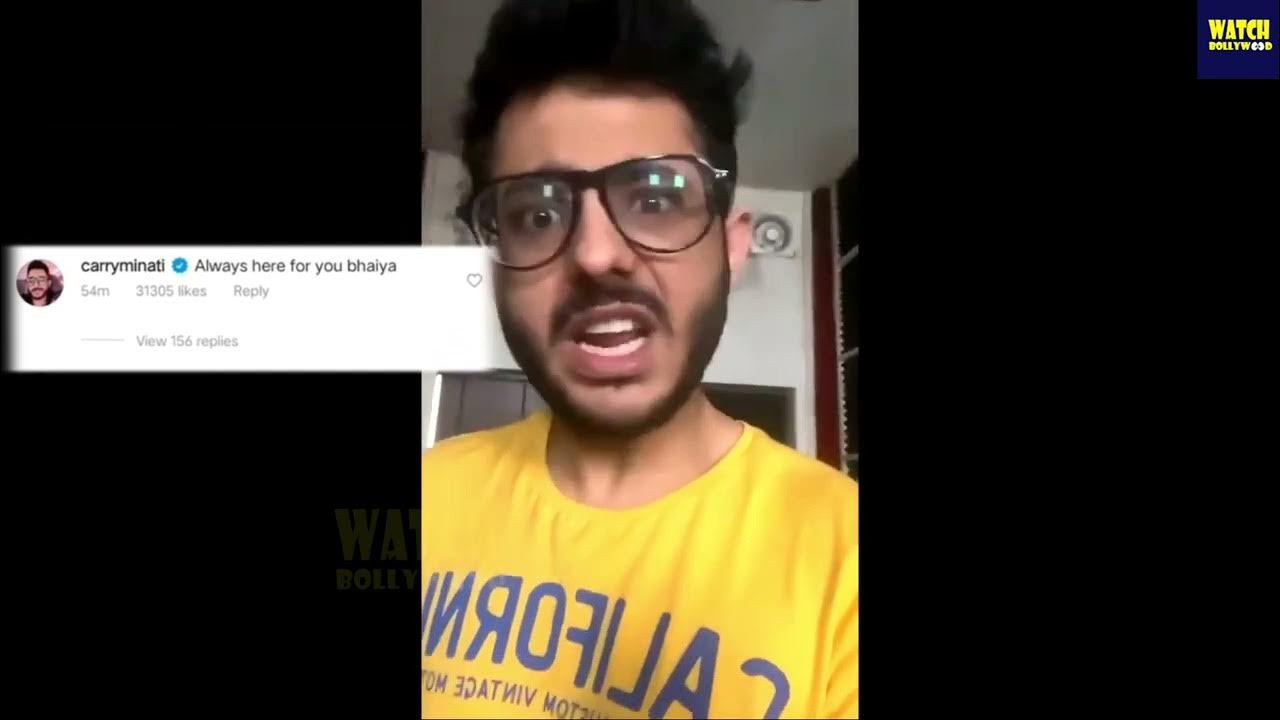 Carryminati Sad Reaction On Bhuvan Bam Parents Death😔😔 - YouTube