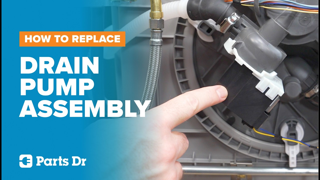 Замена сливного насоса посудомоечной машины GE | Деталь WD19X25461 | Запчасти Dr | Ремонт бытовой...