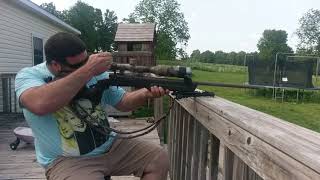 Remington 700 .308 fire and cartridge eject in slow motion.