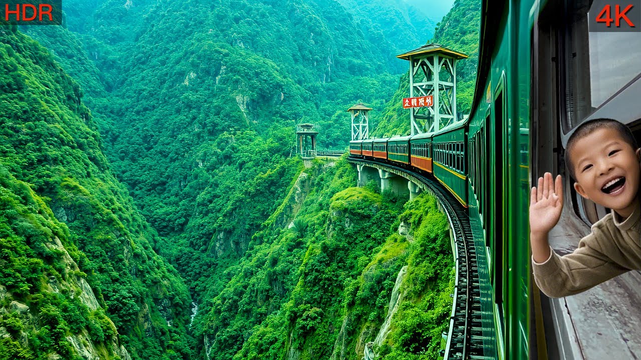 Китайский горный поезд: 2000 человек отдали жизни, чтобы его построить