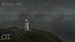 Foggy Evening on the Coast | Fog Horn, Wind and Ocean Sounds For Sleep| Relaxing| Studying| 10 Hours screenshot 2