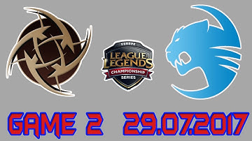 [EU LCS Summer 2017 W8D3] NIP vs ROC game 2 Highlights | Ninjas in Pyjamas vs. ROCCAT