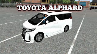 New Mod Bussid Toyota Alphard Vellfire