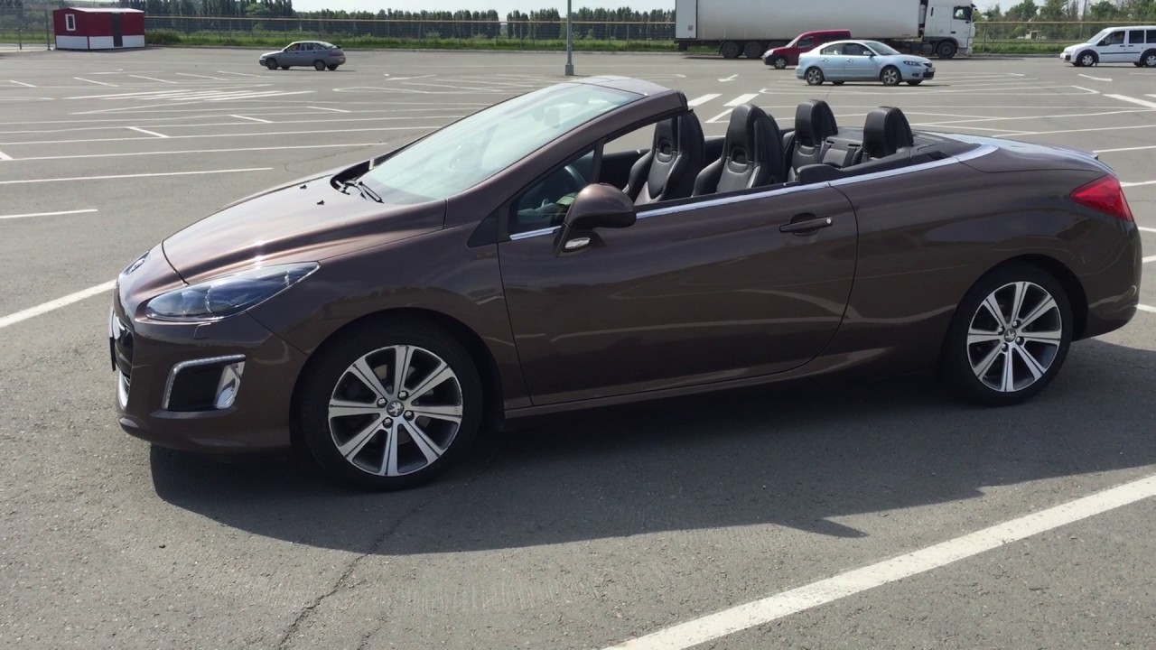 Кабриолет Пежо 308сс аренда в Крыму - YouTube