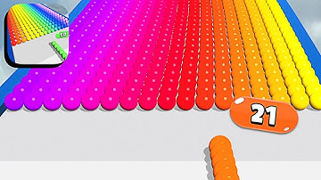 Snake Color ​- All Levels Gameplay Android,ios (Levels 43-47)