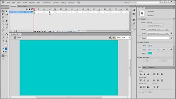 Setting Stage Properties in Flash