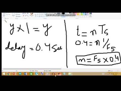 Echo demonstration on Matlab