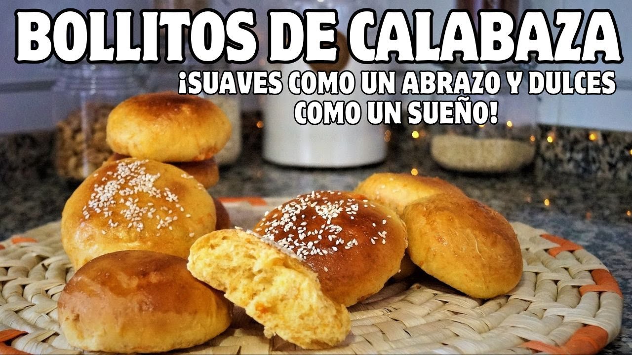 Bollitos de calabaza te van a enamorar super tiernos, esponjosos y muy fáciles de preparar