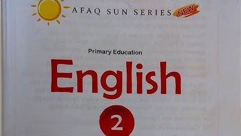 Afaq Sun Series New English Class 2 Page No 6 & 7 unit 1