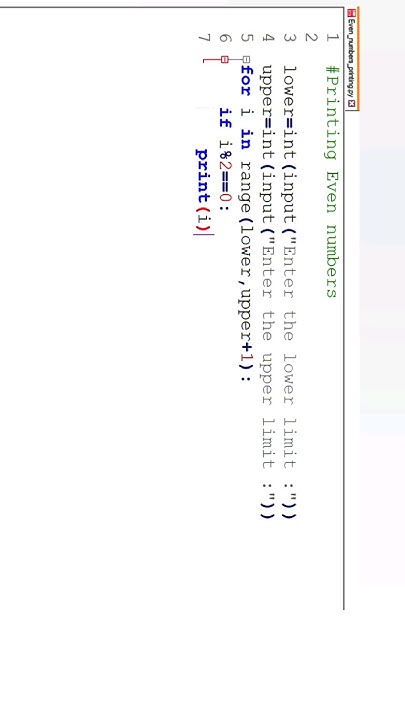 How to Print Even Numbers in Python - YouTube