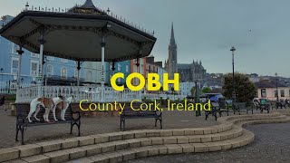 Exploring Cute Streets of Cobh with My Dogs. Irish Wanderers