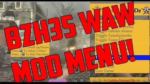 COD WAW | BzH35 Mod Menu | Xbox 360 | Download