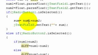 jRadio Button Example CBSE Pattern
