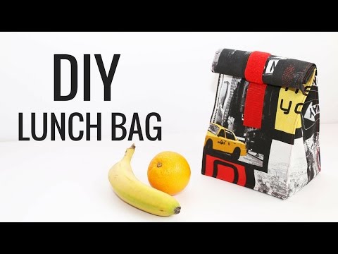 DIY LUNCH BAG | Cómo hacer una bolsa porta alimentos