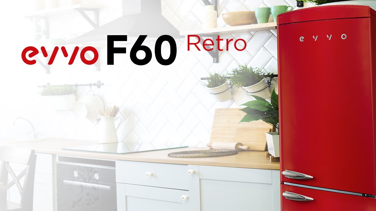 Frigorífico 2 puertas Evvo F50 Retro Reacondicionado Clase A – EVVO HOME