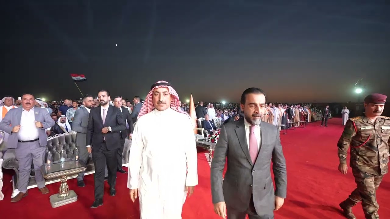 رئيس حزب تقدم يحضر تجمّعاً لدعم مرشَّح الحزب محمد الفرمان في تلعفر ناحية زمار