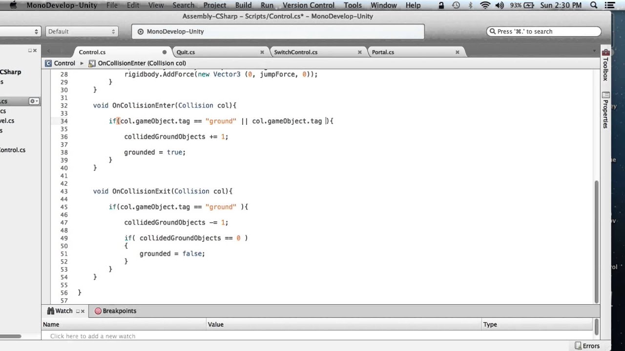 Building a Puzzle Platformer with Unity3D : Bug Fix 2