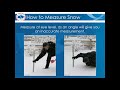 Fall Webinar Series:  Measuring and Reporting Winter Weather