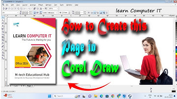 How to Create Corporate Flyer Design Template Using Coreldraw | Corel draw Tutorials | Corel Design