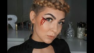 Halloween Make Up (sharp eyeliner gone wrong)