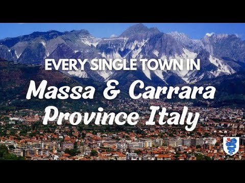 Massa and Carrara Province Italy EVERY SINGLE TOWN