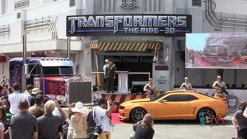 Grand Opening of Transformers: The Ride 3D with Optimus Prime, Megatron voices at Universal Orlando