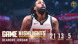 DeAndre Jordan Notches Double-Double In Los Angeles